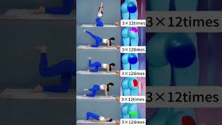 Gluteus MinimusMaximusMedius Exercises at Home shorts [upl. by Deena]