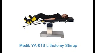 How to fix Lithotomy Stirrup to surgical table [upl. by Yemarej]