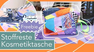 Kleinste Stoffreste DIY BoxTante nähe  FREEBIE [upl. by Westhead]