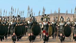 4800 Libyan Infantry Vs 2400 Myrmidon Spearman  Total War Rome 2 [upl. by Mat281]