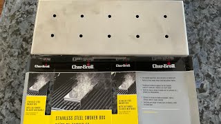 CharBroil Stainless Steel Smoker Box  For any grill Let’s Try it out [upl. by Marietta]