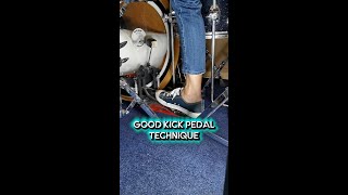 Good Bass Drum Kick Pedal Technique Drum Lesson Beginner to Advanced [upl. by Anileuqcaj314]