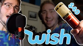 I Bought a Studio Microphone from WISHCOM and Its LIT [upl. by Atiuqes]