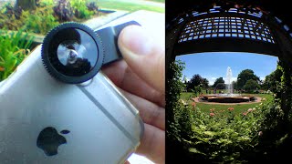 Using Cheap ClipOn Fisheye Lenses for Smartphone Photography [upl. by Neirrad322]