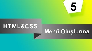 HTML amp CSS ile Yatay Açılır Menü Yapımı [upl. by Enalb193]