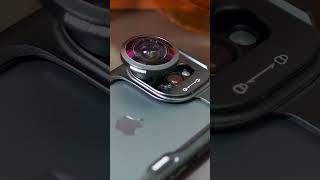 AWESOME 8MM Fisheye Lens for iPhone 15 Pro Max tech cameralens [upl. by Mainis]