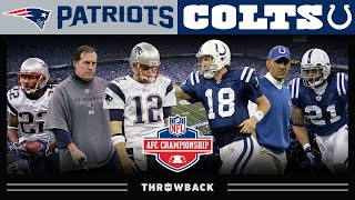 That Time Brady amp the Pats Blew a 213 Lead to Peyton Patriots vs Colts 2006 AFC Championship [upl. by Wanids]