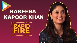 Kareena Kapoor Khan quotI am a huge Salman Khan fan I adore him…”  RAPID FIRE  Taimur  SRK [upl. by Stanislaw858]