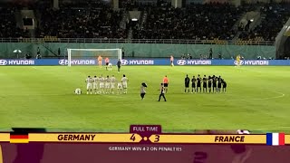 FULL HIGHLIGHT ADU PENALTI FINAL PIALA DUNIA U17 ‼️ Jerman U17 vs Prancis U17  Live Manahan Solo [upl. by Delogu821]