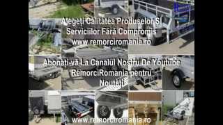 Peridoc 4 metri Remorci Romania Remorca Trailer Anhänger 0763757496 Barca Skijet Stema Repo Pongratz [upl. by Ennayelhsa]