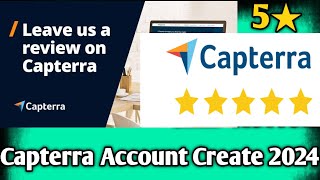 Capterra review to earn money Daily earn 1015 easy Easy account create 2024 [upl. by Ariahaj643]