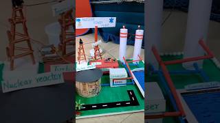 Nuclear Power Plant working model for 6th class students scienceprojectnuclearpower ideasshorts [upl. by Ahsaya]