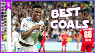 Vini Jr’s BEST Real Madrid GOALS [upl. by Ahl]