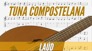 M Méndez Vigo  Tuna Compostelana Tutorial Laúd Y Bandurria con Partitura Cifrada y Solfeo [upl. by Iris]