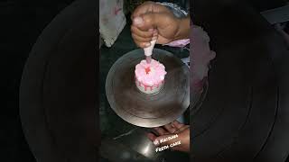 mini cake making cake small cake design ideas stawberry viralvideo youtubeshorts [upl. by Oni]