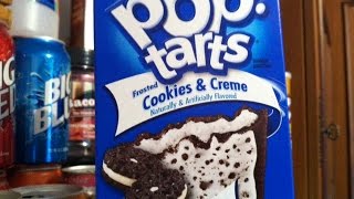 Kelloggs POP TARTS Frosted Cookies amp Creme  Produit Américain [upl. by Corwun]