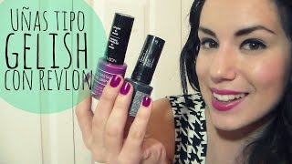 Uñas tipo Gelish con Revlon Colorstay Gel Envy Review [upl. by Enaek606]