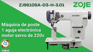 Máquina de poste marca ZOJE modelo ZJ9610SAD3H301 [upl. by Newfeld]