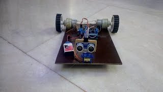 DIY OBSTACLE AVOIDING ROBOT BYRAHUL THAREJA [upl. by Akieluz432]