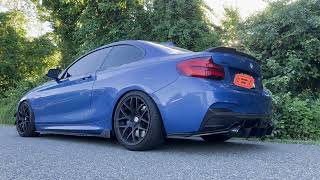 Hear the exhaust Modded M240i Vs Stock Z4 M40i [upl. by Miranda]