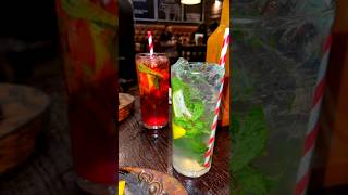 moctail and mojito drinks🤩 shorts moctail mojito summervibes trending viral food [upl. by Shute]