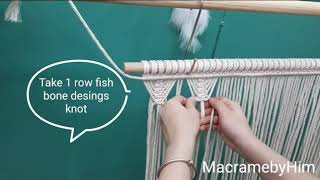 DIY Macrame Curtain Super easy fast Hướng dẫn thắt rèm macrame cực xinh siêu nhanh [upl. by Mic543]