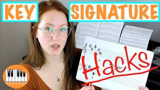 Try these simple tricks to read KEY SIGNATURES quickly Key Signatures made EASY [upl. by Lleryt]