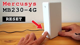 Mercusys MB2304G router 4G WiFi • Factory reset [upl. by Enialedam]