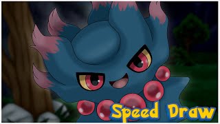 Misdreavus  Speed Draw [upl. by Eineeuq]