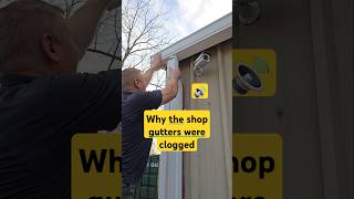 Gutter clogged because of this shop mechanic [upl. by Suissac]