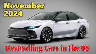 Top 6 BestSelling Cars in the US  November 2024 Rankings [upl. by Atalie]