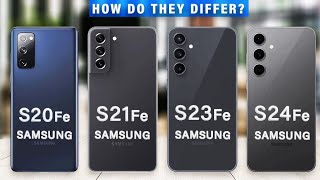 Samsung Galaxy S24 FE Vs S23 FE Vs S21 FE Vs S20 FE 5G  Which FE Most Popular In 2024 [upl. by Eniamaj]