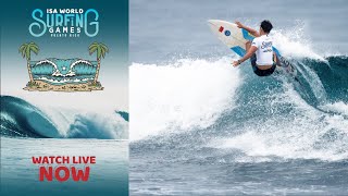 WEBCAST  Competition Day 4  2024 ISA World Surfing Games [upl. by Troy]