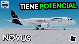 ESTE NUEVO SIMULADOR DE ROBLOX ✈️ ES DEMASIADO BUENO🔝  Novus Flight Simulator [upl. by Enieledam]