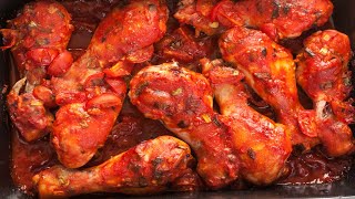 Recette  Pilons de poulet à la tomate au Cookeo [upl. by Ybbed300]