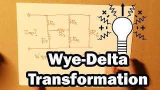 Wye Delta Transformation Example [upl. by Schwitzer]