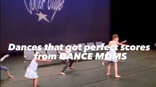 DANCE MOMS PERFECT SCORES 🩰 [upl. by Hakan]