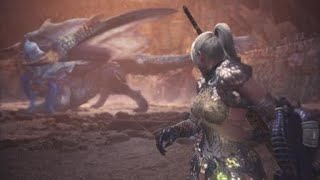 【半月】魔物獵人世界 MHW 炎妃龍 登場動畫 [upl. by Nelsen656]