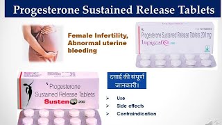 Susten SR 200 Tablet  Progesterone Sustained Release Tablets [upl. by Mayhew110]