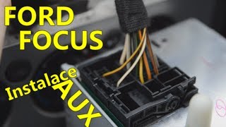 How to add AUX input Ford radio 6000 CD  FORD Focus MK2  Fanouškovské video by Pixelanimal [upl. by Bearnard955]