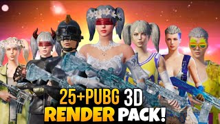 25PUBG 3D CHARACTER PNG PACK BGMI PNG FREE DOWNLOAD LINK💌 [upl. by Sitoeht]