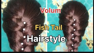 Volum Fishtail New Hairstyle  Make In 3 minutes  lsbeautylounge4428 [upl. by Brnaby375]