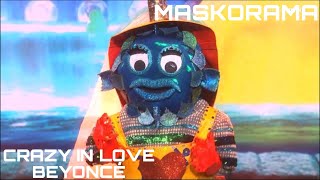 Gladfisken sings “Crazy In Love” by Beyoncé  MASKORAMA SEASON 5 EPISODE 5 [upl. by Calendra]