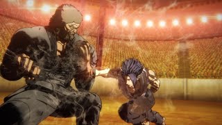 Mikazuchi Rei VS Kuroki Gensai  Kengan Ashura Season 2 Part 2 [upl. by Ydolem]