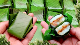 KALAU PUNYA BERAS KETAN DAN DAUN PISANG BUAT KUE TRADISIONAL INI ENAK PULEN LEGIT RESEP LEMPER [upl. by Chow985]