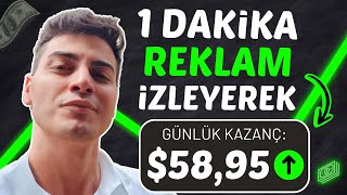 YENİ SİTE 1 DAKİKALIK REKLAM İZLEYEREK 5 PARA KAZAN 💰 İnternetten Para Kazanma Yolları 2024 [upl. by Hopfinger]