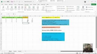 SERIESSUM Function in Advance Excel in Hindi apnadigitaladvancecomputeretah [upl. by Lessard]