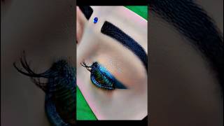 Blue🩵 eye makeup💅 makeup eyemakeup makeover eyeshadowpalette [upl. by Etnaid]