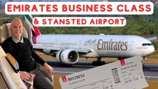 Emirates Business class 2025  Worth the upgrade AND what does London STANSTED airport offer YOU [upl. by Pollack]