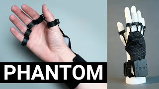 Afference Phantom VR Glove Creates Artificial Touch Sensations With Rings On Your Fingers [upl. by Lynd]